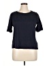 Talbots Outlet 100% Cotton Black Short Sleeve Top Size 1X - photo 1
