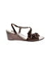 Salpy Brown Wedges Size 11 - photo 1