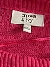 Crown & Ivy Pink Pullover Sweater Size S - photo 6