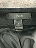 J.Crew 100% Wool Solid Black Wool Skirt Size 0 - photo 3