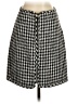 Maison d' Amelie 100% Polyester Houndstooth Gray Casual Skirt Size 2 - photo 2