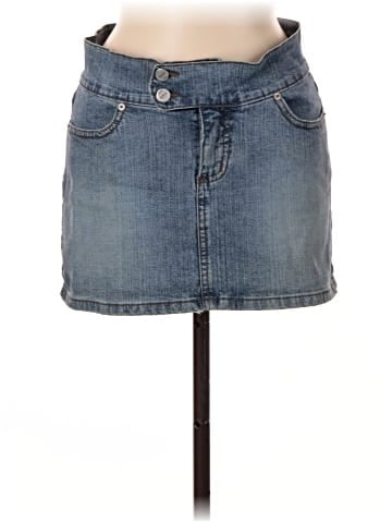 h&g Denim Skirt (view 1)