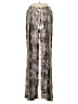 Bebop 100% Rayon Paisley Silver Green Casual Pants Size XS - photo 1