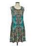 Ellen Parker Paisley Teal Cocktail Dress Size M - photo 1