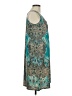 Ellen Parker Paisley Teal Cocktail Dress Size M - photo 4