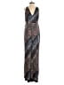 Dixie 100% Polyester Brown Blue Jumpsuit Size S - photo 1