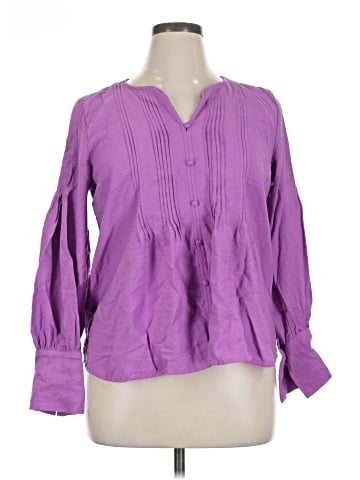 Simply Vera Vera Wang Long Sleeve Blouse (view 1)