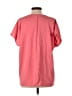 Cotton Bleu 100% Polyester Pink Short Sleeve Top Size S - photo 2