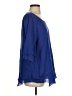 Soft Surroundings Blue 3/4 Sleeve Blouse Size S - photo 4