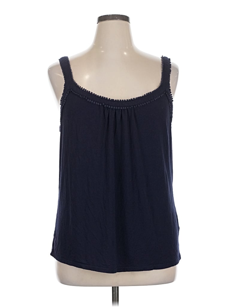 Pre-owned Boden Sleeveless Blouse In Blue