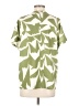 Crosby 100% Polyester Green Short Sleeve Blouse Size XS - photo 2