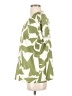 Crosby 100% Polyester Green Short Sleeve Blouse Size XS - photo 5