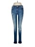 Express Outlet Hearts Blue Jeans Size 6 - photo 1