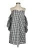 Express Checkered-gingham Gray Black Casual Dress Size S - photo 1