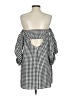 Express Checkered-gingham Gray Black Casual Dress Size S - photo 2