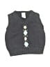 Gymboree 100% Cotton Argyle Gray Sweater Vest Size 12-18 mo - photo 1