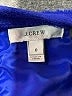 J.Crew Solid Blue Cocktail Dress Size 0 - photo 7