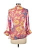 Label by Ritu Kumar 100% Viscose Pink 3/4 Sleeve Blouse Size L - photo 2