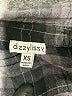 Dizzy Lizzy 100% Rayon Plaid Black Long Sleeve Button-Down Shirt Size XS - photo 7