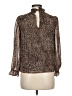 1.State 100% Polyester Brown Long Sleeve Turtleneck Size M - photo 2