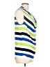 Haani Stripes Green Blue Sleeveless Blouse Size L - photo 4