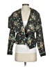 Charlotte Russe 100% Polyester Teal Black Cardigan Size S - photo 1