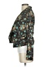 Charlotte Russe 100% Polyester Teal Black Cardigan Size S - photo 5