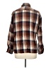 Forte Plaid Brown Long Sleeve Button-Down Shirt Size L - photo 2