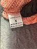 Unbranded 100% Acrylic Hearts Orange Pullover Sweater Size M - photo 8