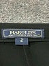 Harold's Solid Black Formal Skirt Size 2 - photo 4