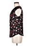 Candie's 100% Polyester Floral Black Sleeveless Blouse Size M - photo 5