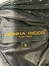 Donna Ricco Solid Black Cocktail Dress Size 8 - photo 7