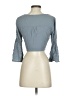 Ale by Alessandra 100% Rayon Blue 3/4 Sleeve Blouse Size XS - photo 2