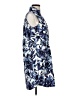 ECI Tropical Floral Blue Casual Dress Size S - photo 4
