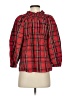 J.Crew 100% Cotton Red 3/4 Sleeve Blouse Size XS - photo 2