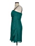 DKNYC 100% Polyester Solid Teal Cocktail Dress Size 8 - photo 5