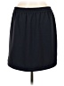 J.Crew 100% Polyester Solid Black Casual Skirt Size 6 - photo 2