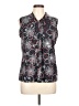 Tommy Hilfiger Black Blue Sleeveless Blouse Size L - photo 1