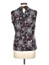 Tommy Hilfiger Black Blue Sleeveless Blouse Size L - photo 2