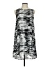 Three Eighty Two 100% Polyester Graphic Silver Casual Dress Size M - photo 1