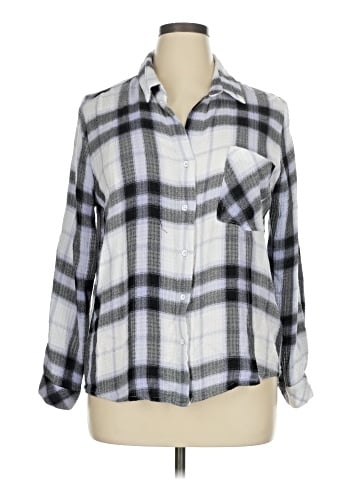 Dex 3/4 Sleeve Button-Down Shirt (view 1)