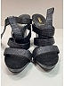 Fendi 100% Leather Black Wedges Size EU 38 - photo 4