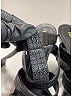 Fendi 100% Leather Black Wedges Size EU 38 - photo 7