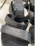 Fendi 100% Leather Black Wedges Size EU 38 - photo 8