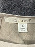 Miami 100% Polyester Silver Tan Sleeveless Top Size L - photo 7