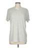 Assorted Brands Solid Silver Short Sleeve T-Shirt Size L - photo 1