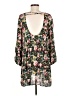 Knot Sisters Floral Multi Color Green Casual Dress Size M - photo 2