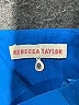 Rebecca Taylor 100% Polyester Solid Blue Cocktail Dress Size 6 - photo 3