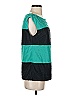 Ann Taylor 100% Polyester Teal Sleeveless Blouse Size S - photo 4