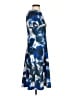 DKNY Print Blue Casual Dress Size 4 - photo 4